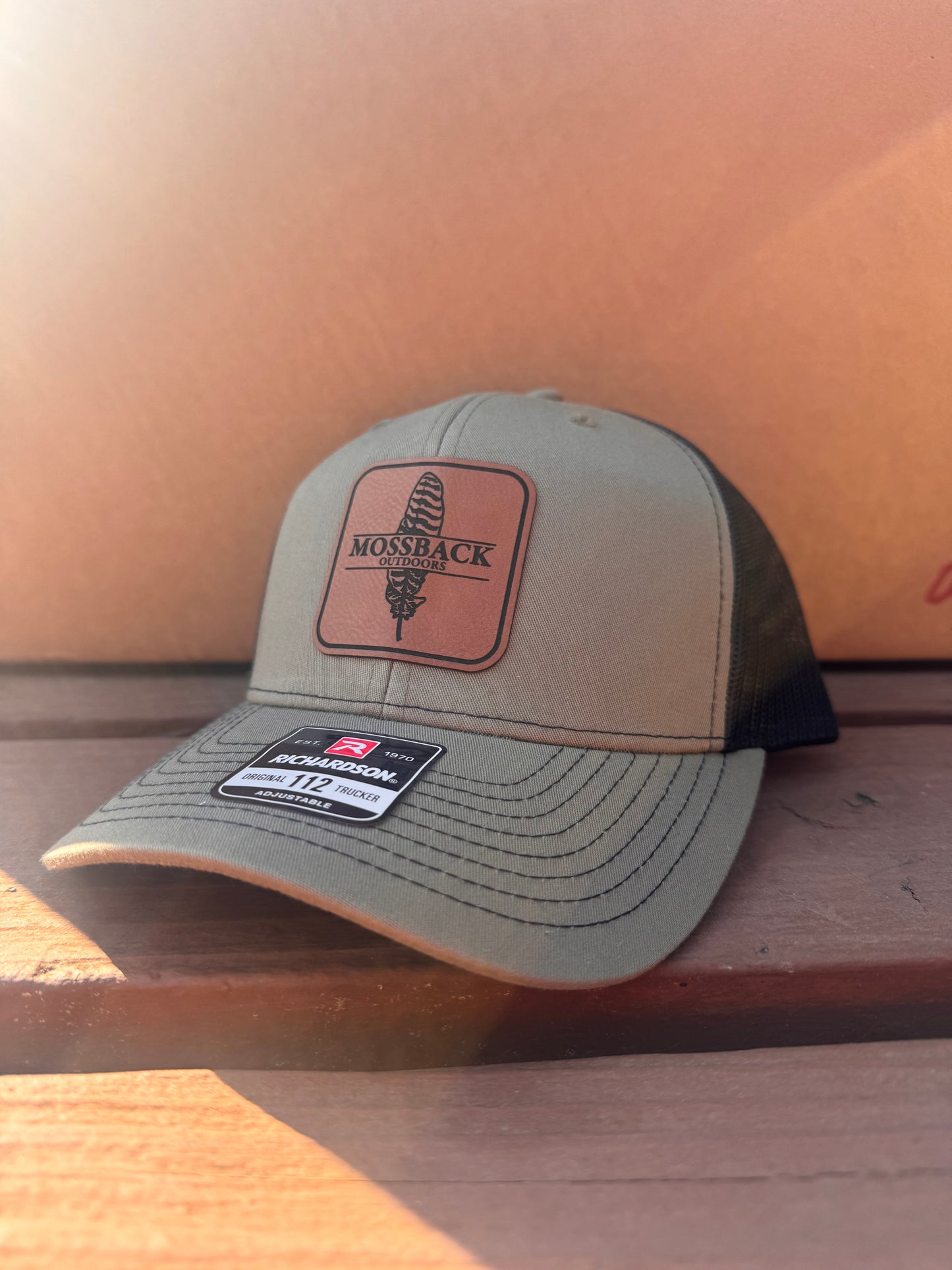 Richardson Mesh-back Leather Patch