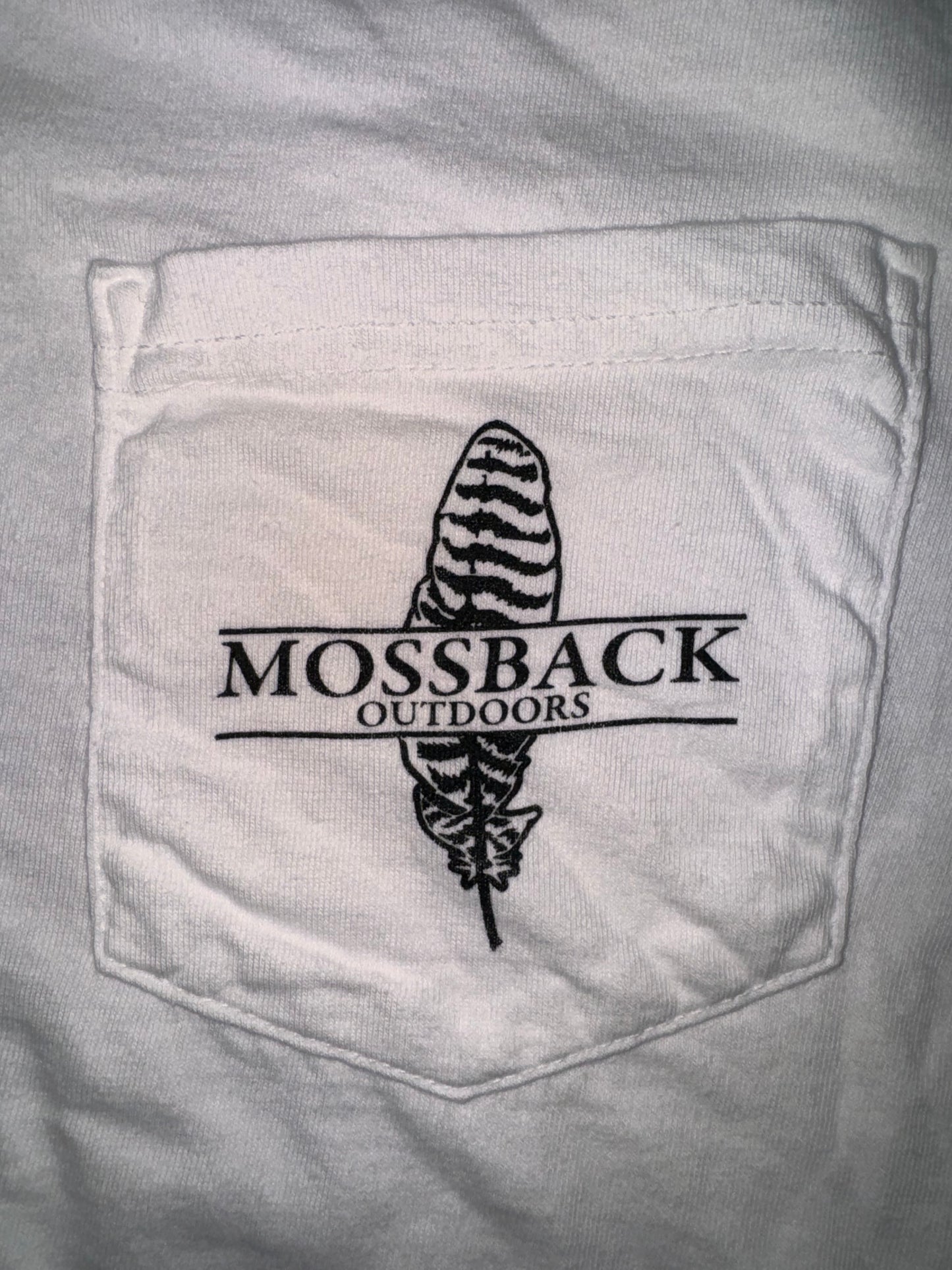 Mossback Trout Shirt- White